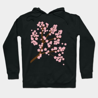 Cute Cherry Blossoms Sakura Pink Flowers Hoodie